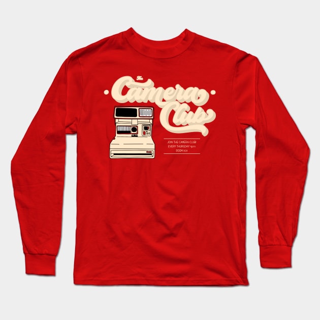 Vintage 80s Camera Club Long Sleeve T-Shirt by The Lily and The Lark